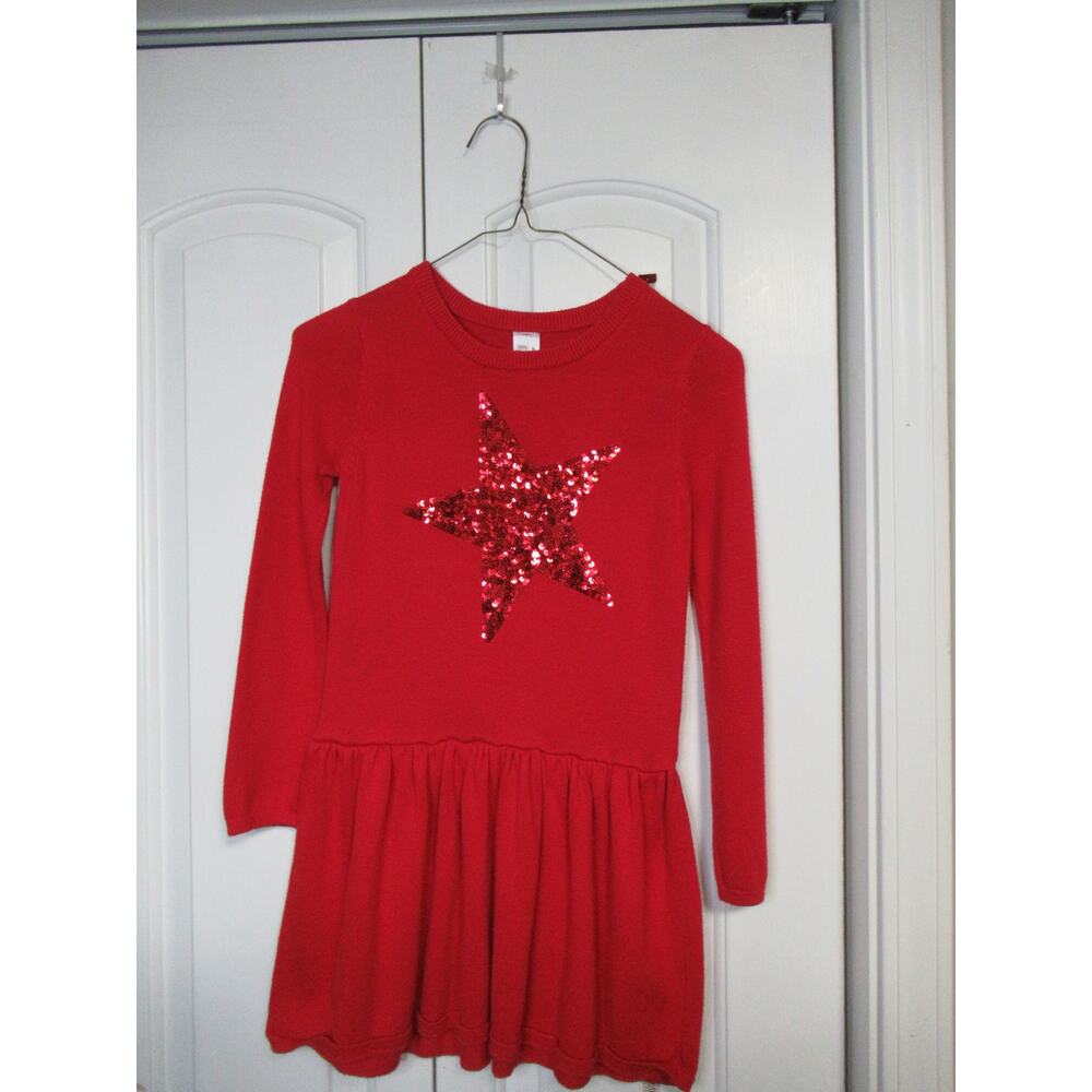 Cat and Jack M (7-8) sweater dress star